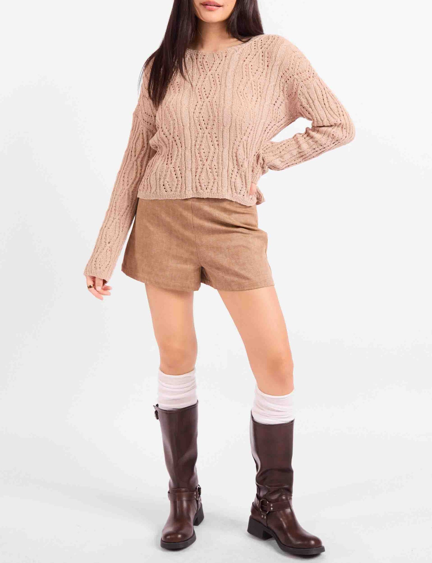 Fading West Sweater - Taupe