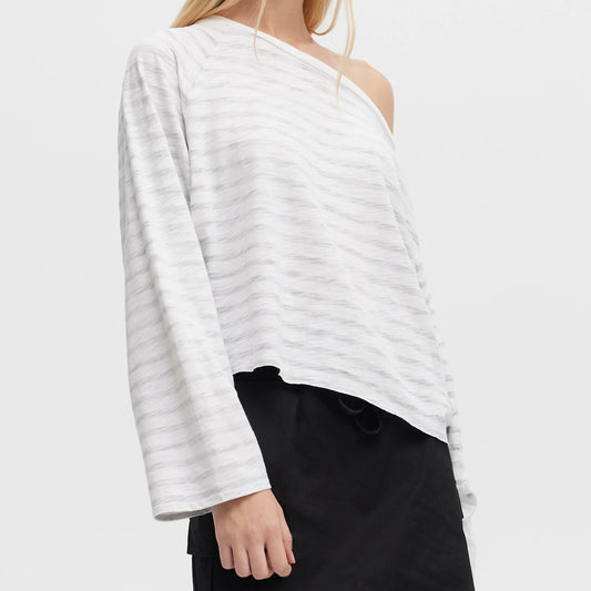 Anita Boatneck - Striped White
