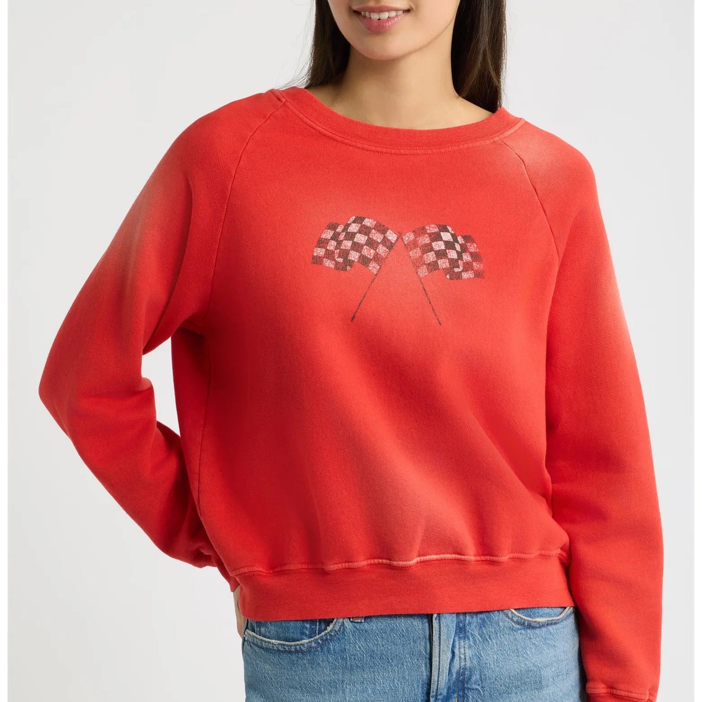 Ready Set Go Shrunken Raglan Sweatshirt