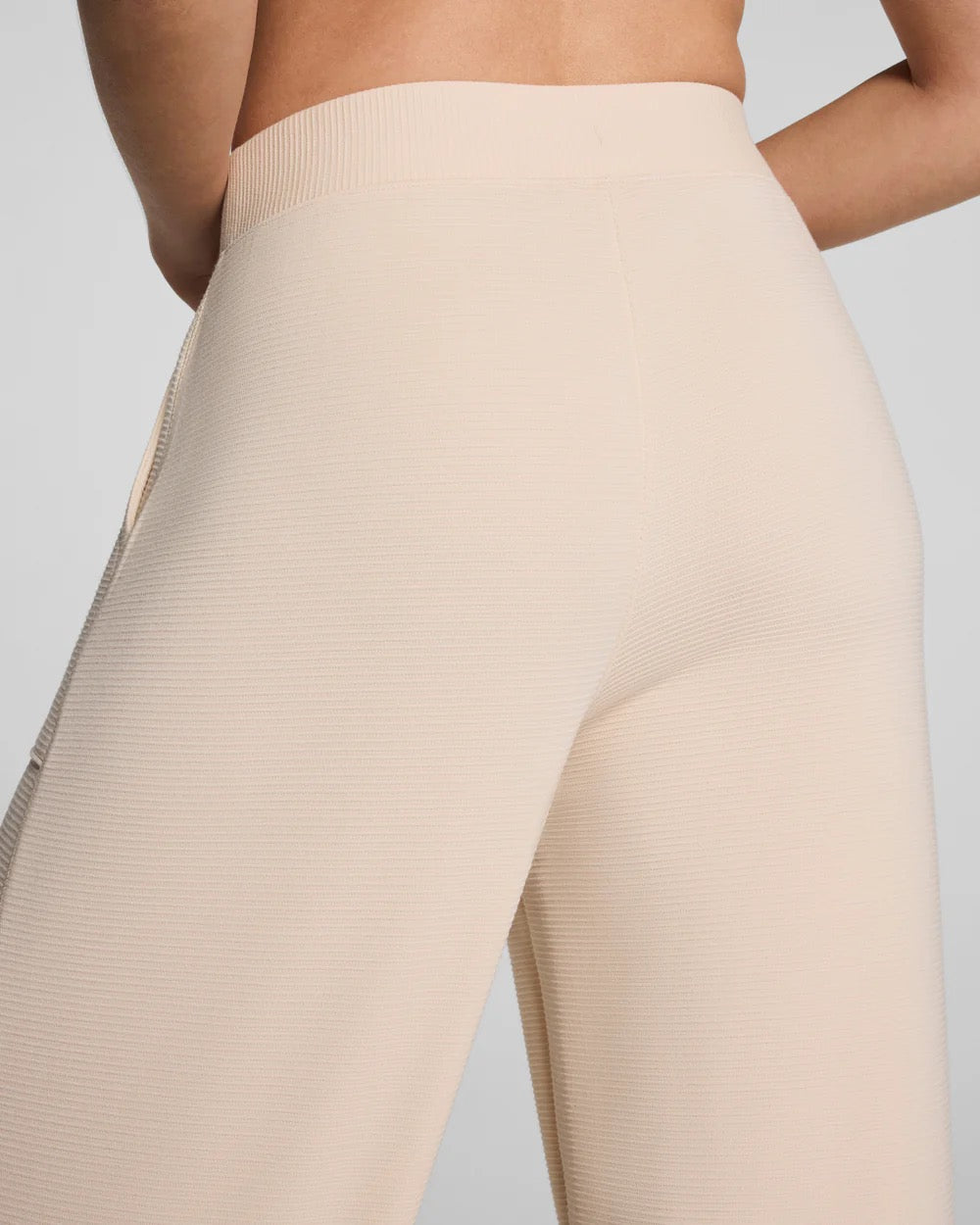 AirEssentials French Rib Wide Leg Pant - Toasted Coconut