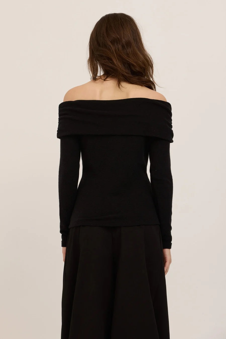 Studio City Off Shoulder Top - Black