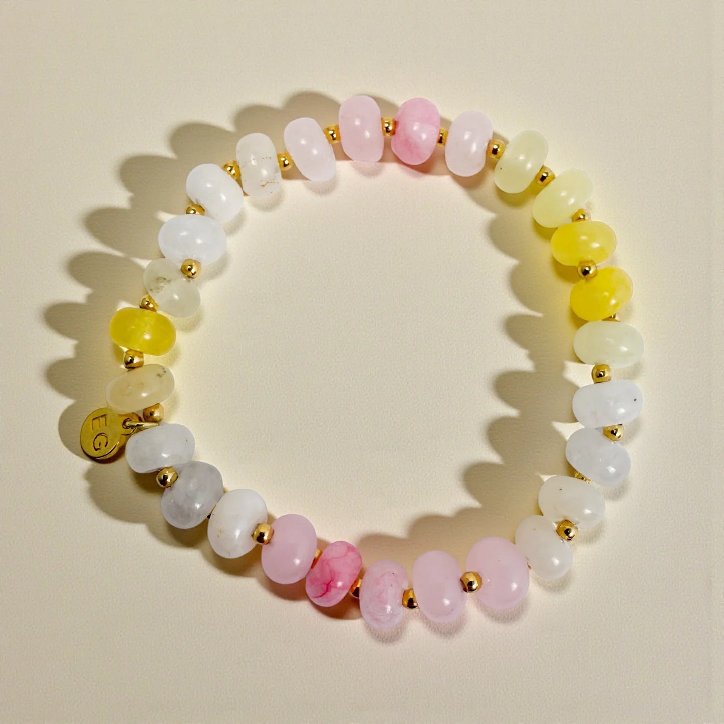 Rondelle Gemstone Bracelet - Sunshine Multi