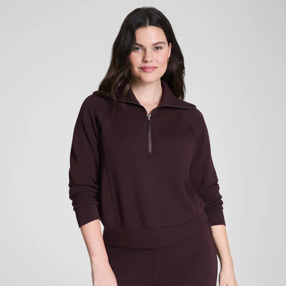 AirEssentials Half Zip - Truffle Brown