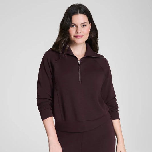 AirEssentials Half Zip - Truffle Brown