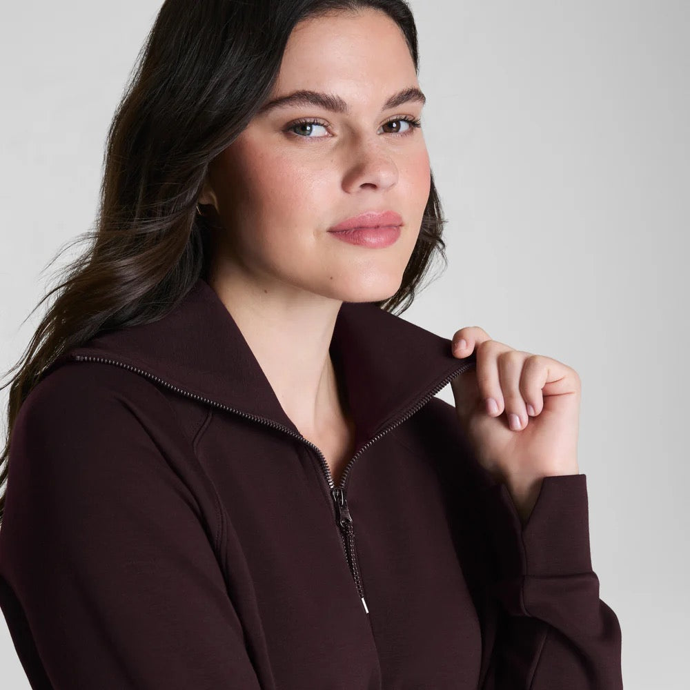 AirEssentials Half Zip - Truffle Brown