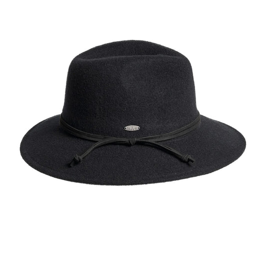 Frederk Soft Fedora Hat - Black