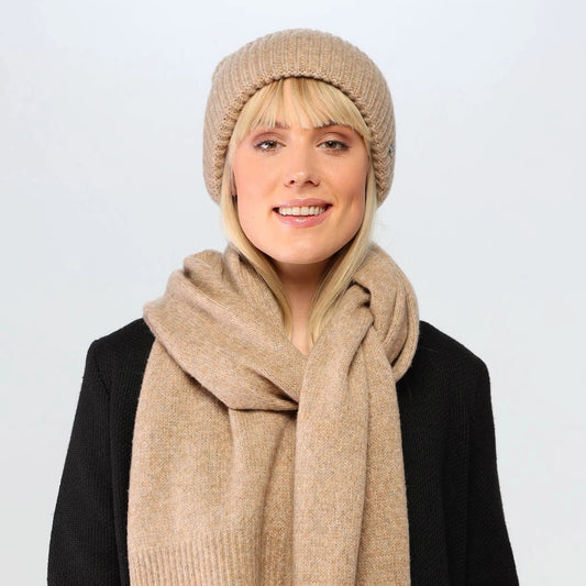Knitted Hat - Camel