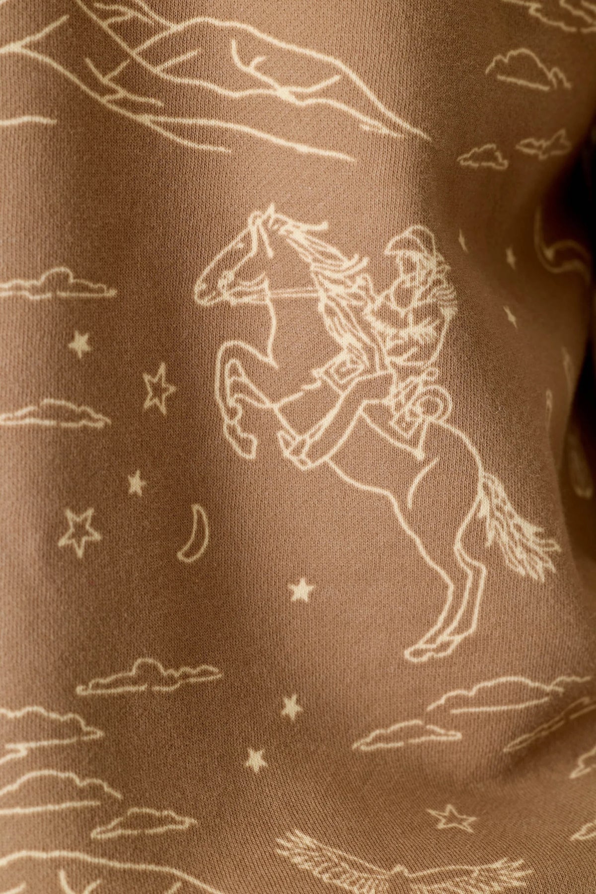 Western Ways Ride 'Em Cowgirl Frankie Sweatshirt - Taupe