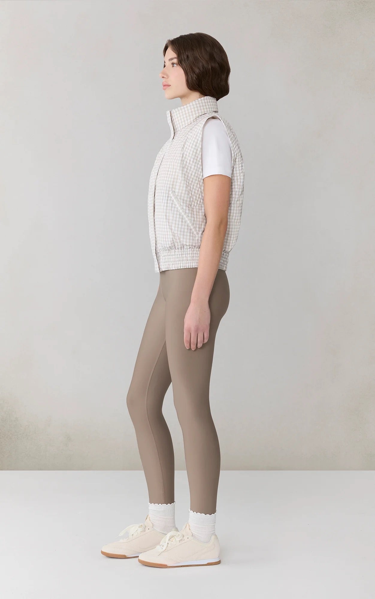 Brenna Reversible Vest - Light Oak