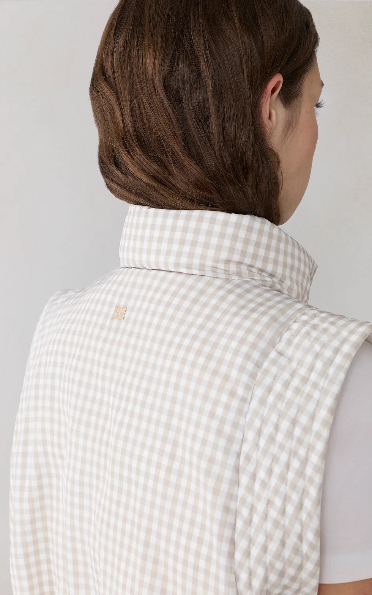 Brenna Reversible Vest - Light Oak