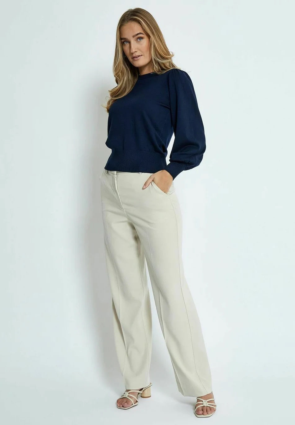 Liva Long Sleeve Pullover - Black Iris