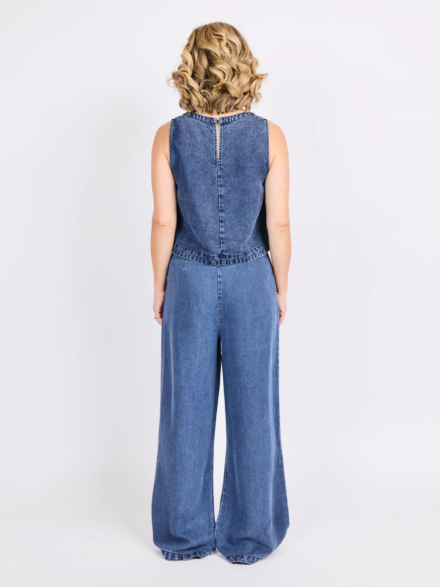It's Pouring Pants - Dark Chambray