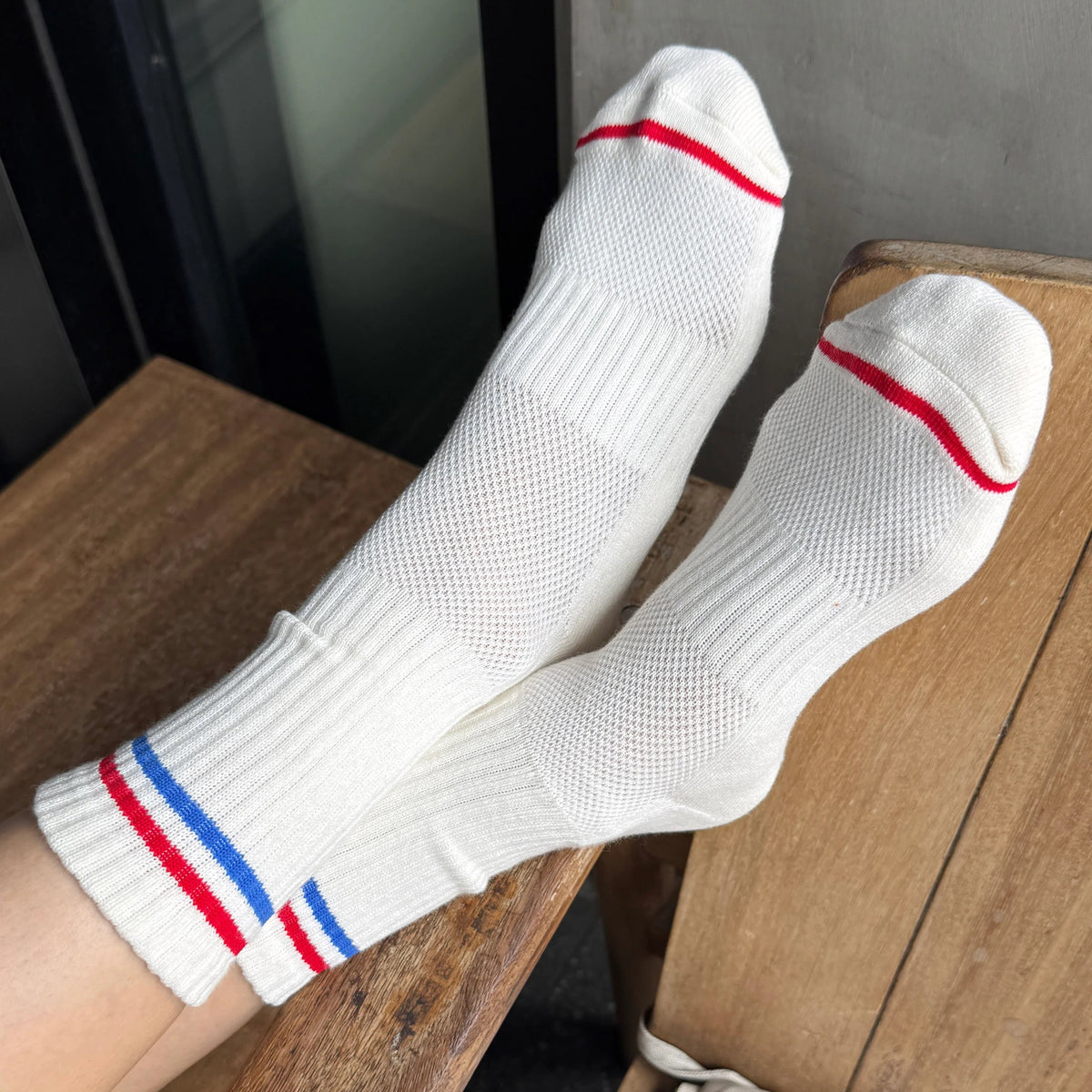 Boyfriend Socks - Milk
