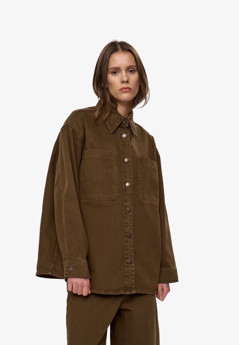 Rue Shirt Jacket - Teak