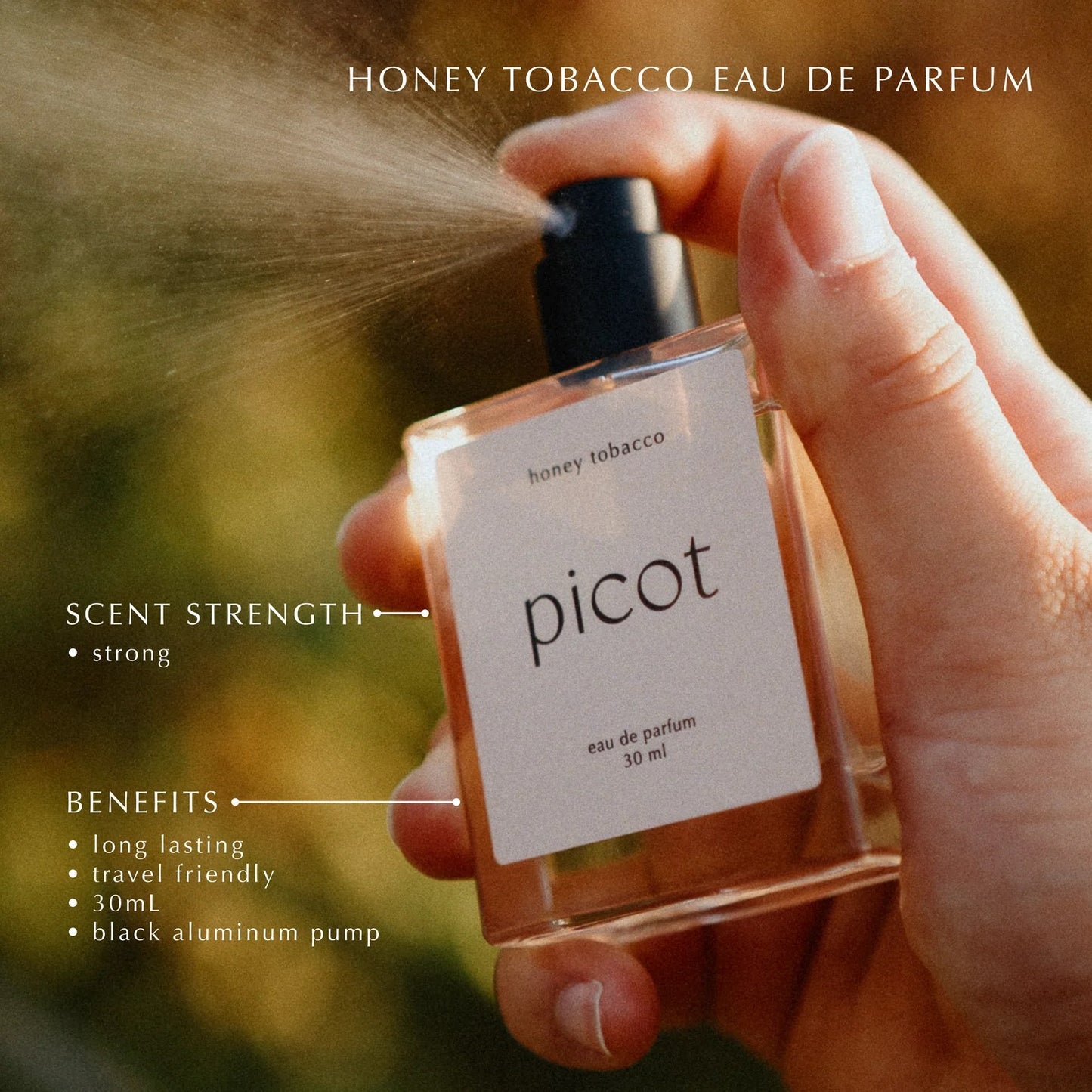 Picot Eau de Parfum - Honey Tobacco