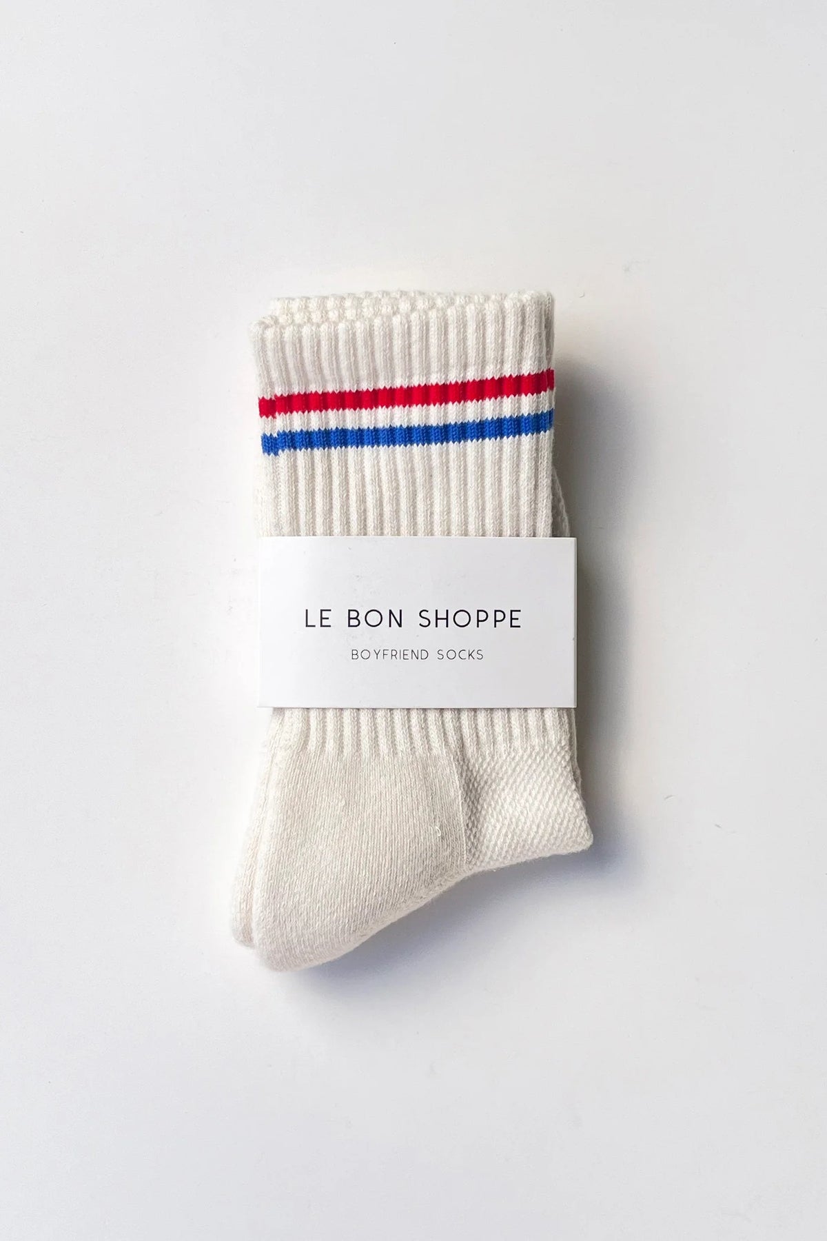 Boyfriend Socks - Milk