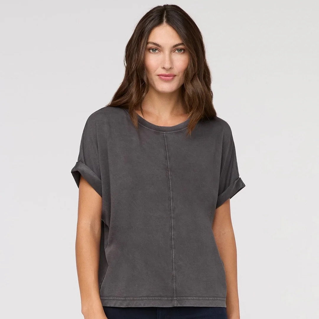 PurePima Dolman Tee - Washed Grey
