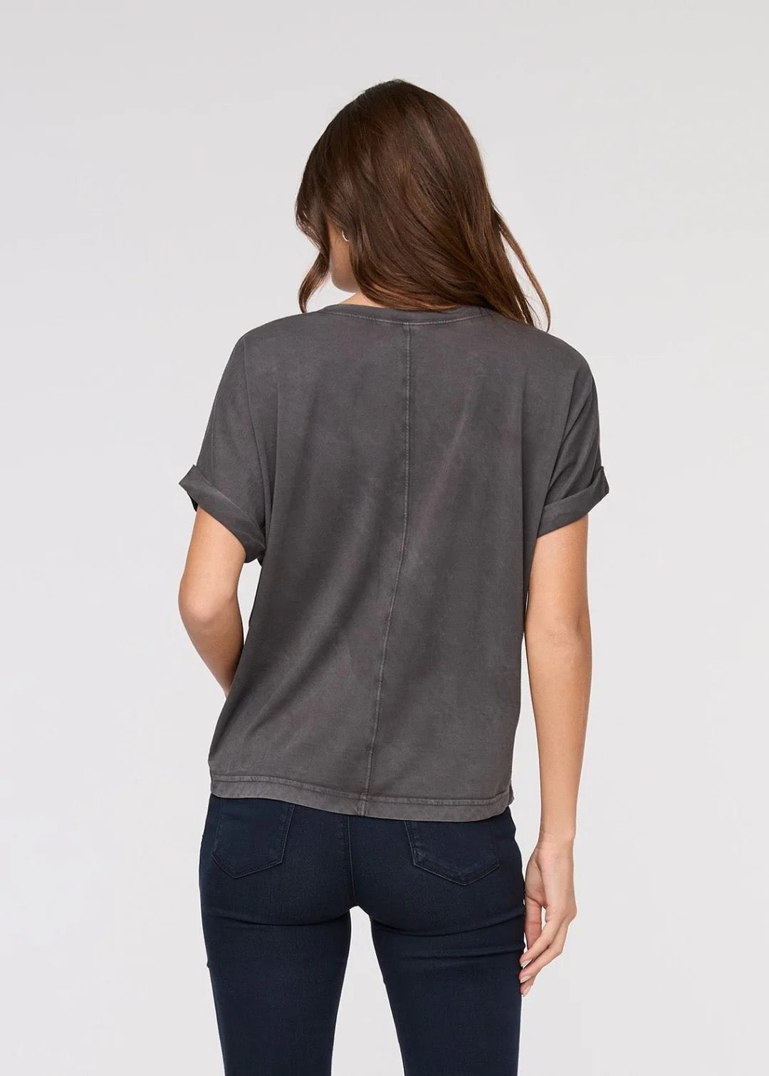 PurePima Dolman Tee - Washed Grey