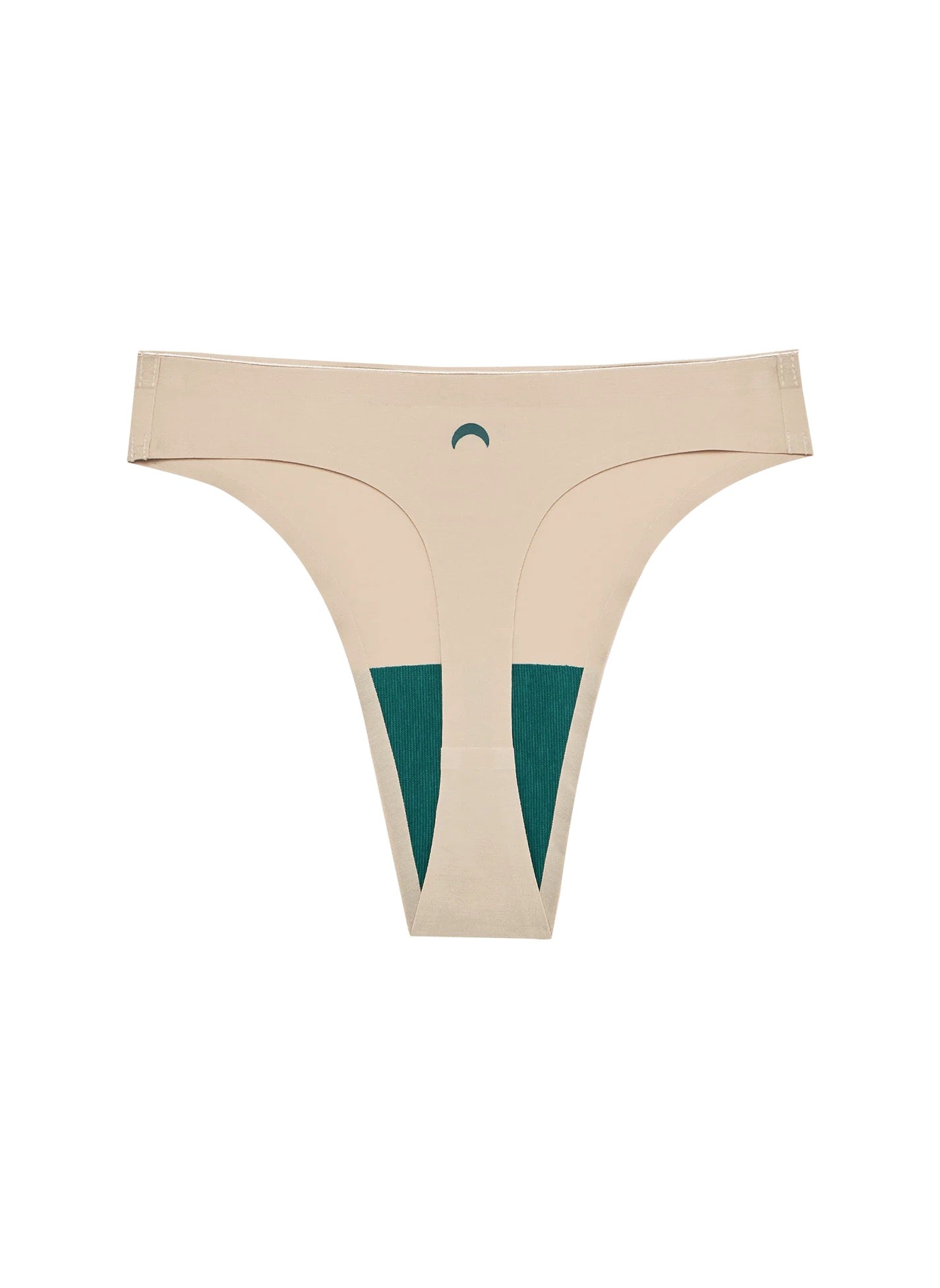 Seamless High Rise Thong - Beige