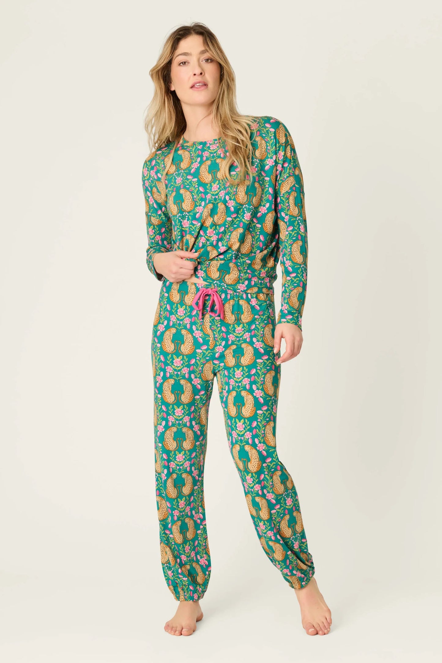 Cheetah Bonita Dreams Pant - Teal