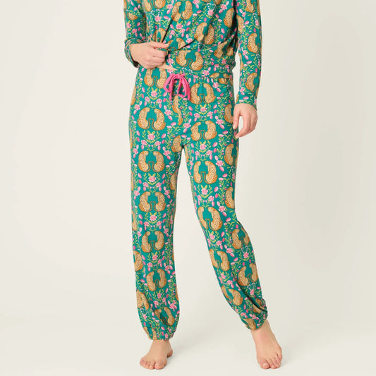 Cheetah Bonita Dreams Pant - Teal