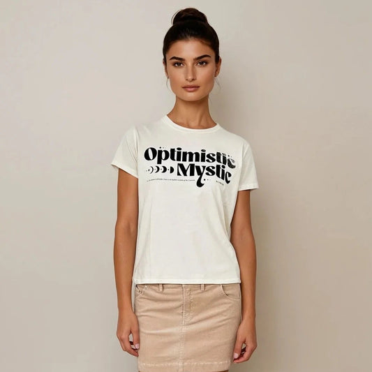 Optimistic Mystic Tee - Vintage White
