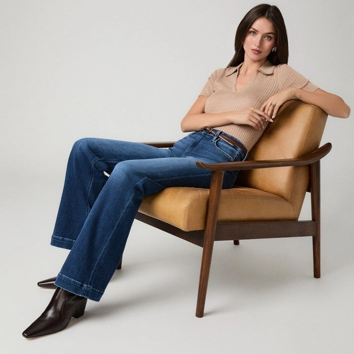Leenah Wide Leg Jean - Hamptons