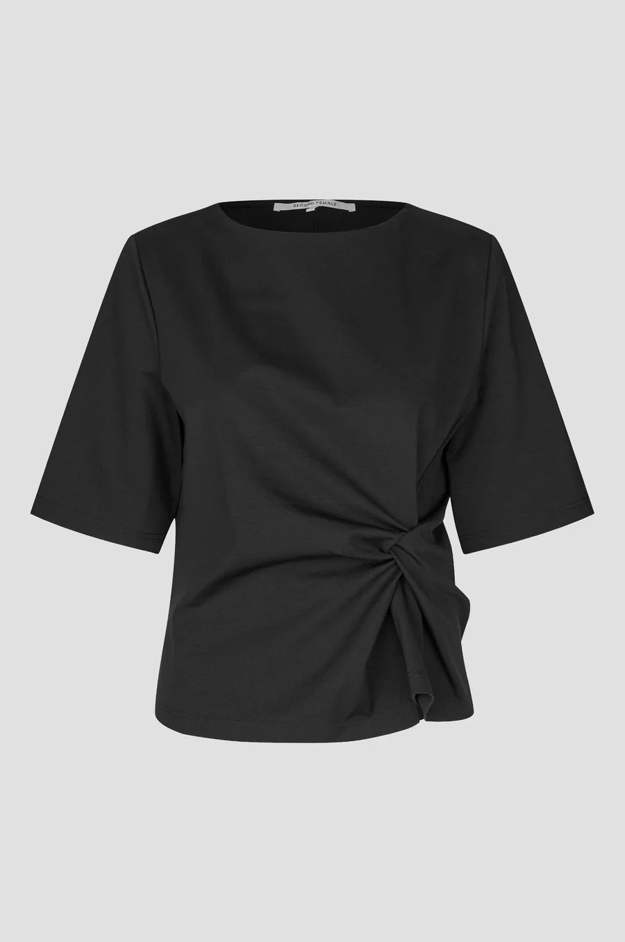 Arkai Drape Tee - Black