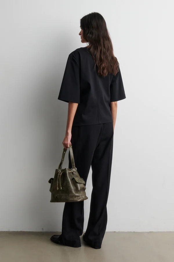 Arkai Drape Tee - Black