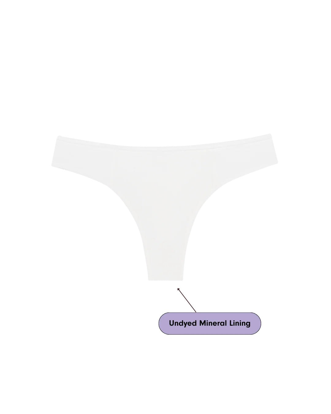 Low Profile Thong - Undyed