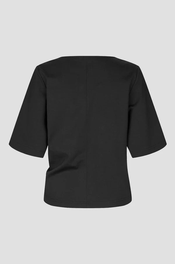 Arkai Drape Tee - Black