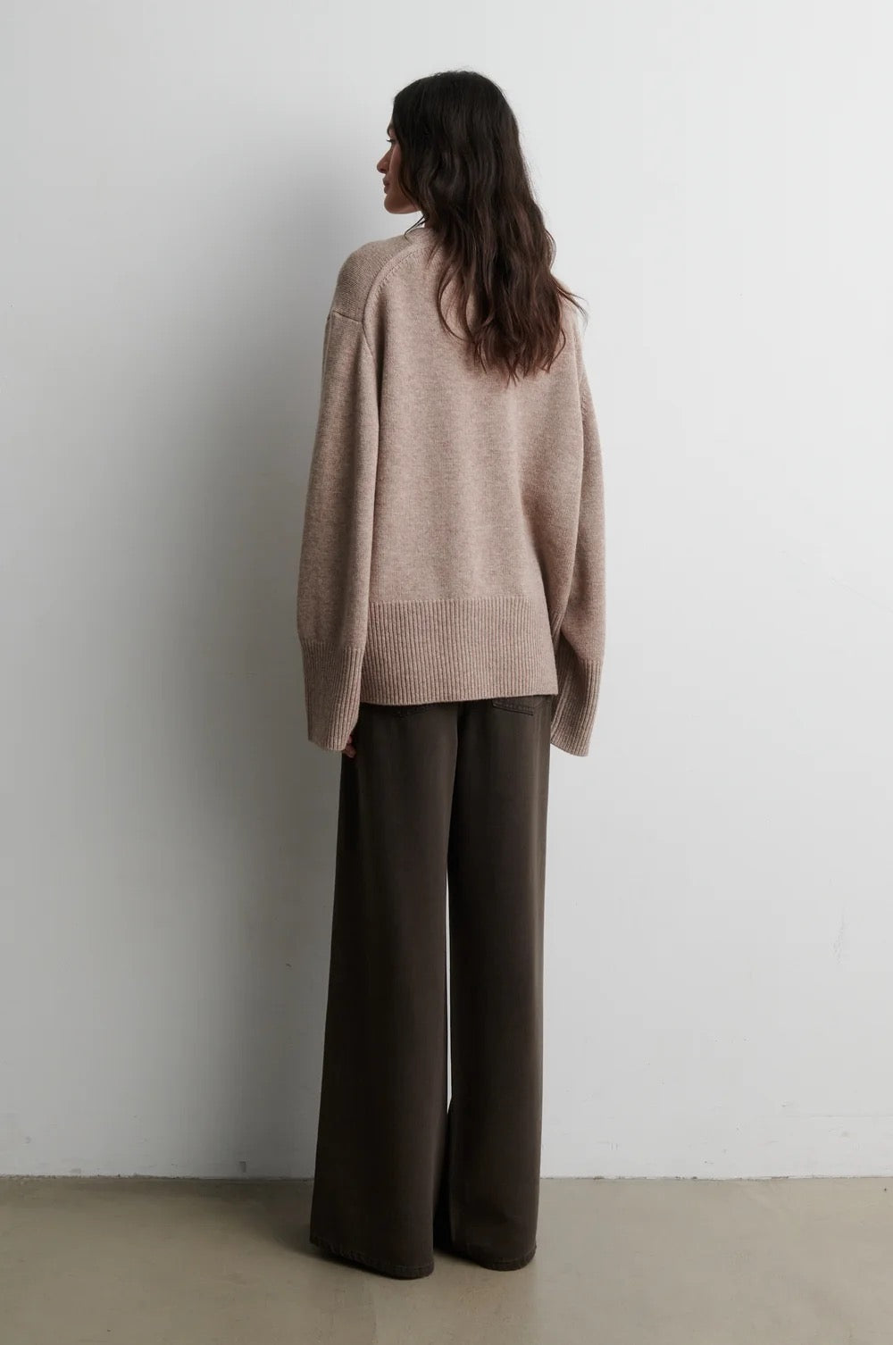 Irven Tie Waist Pant - Black Olive