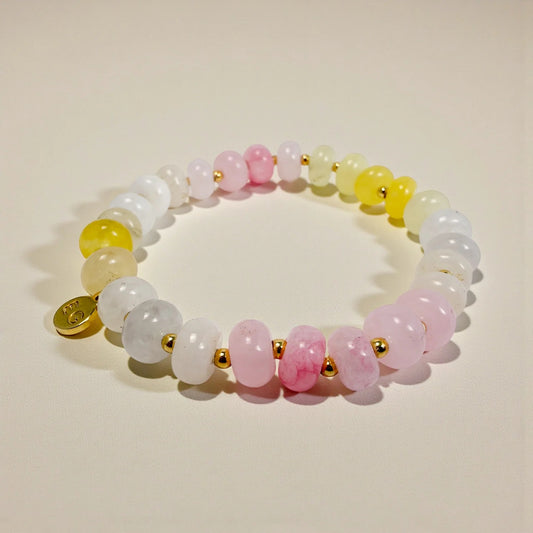 Rondelle Gemstone Bracelet - Sunshine Multi