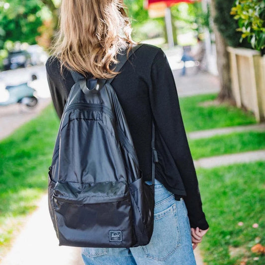 Rome Packable Backpack - Black