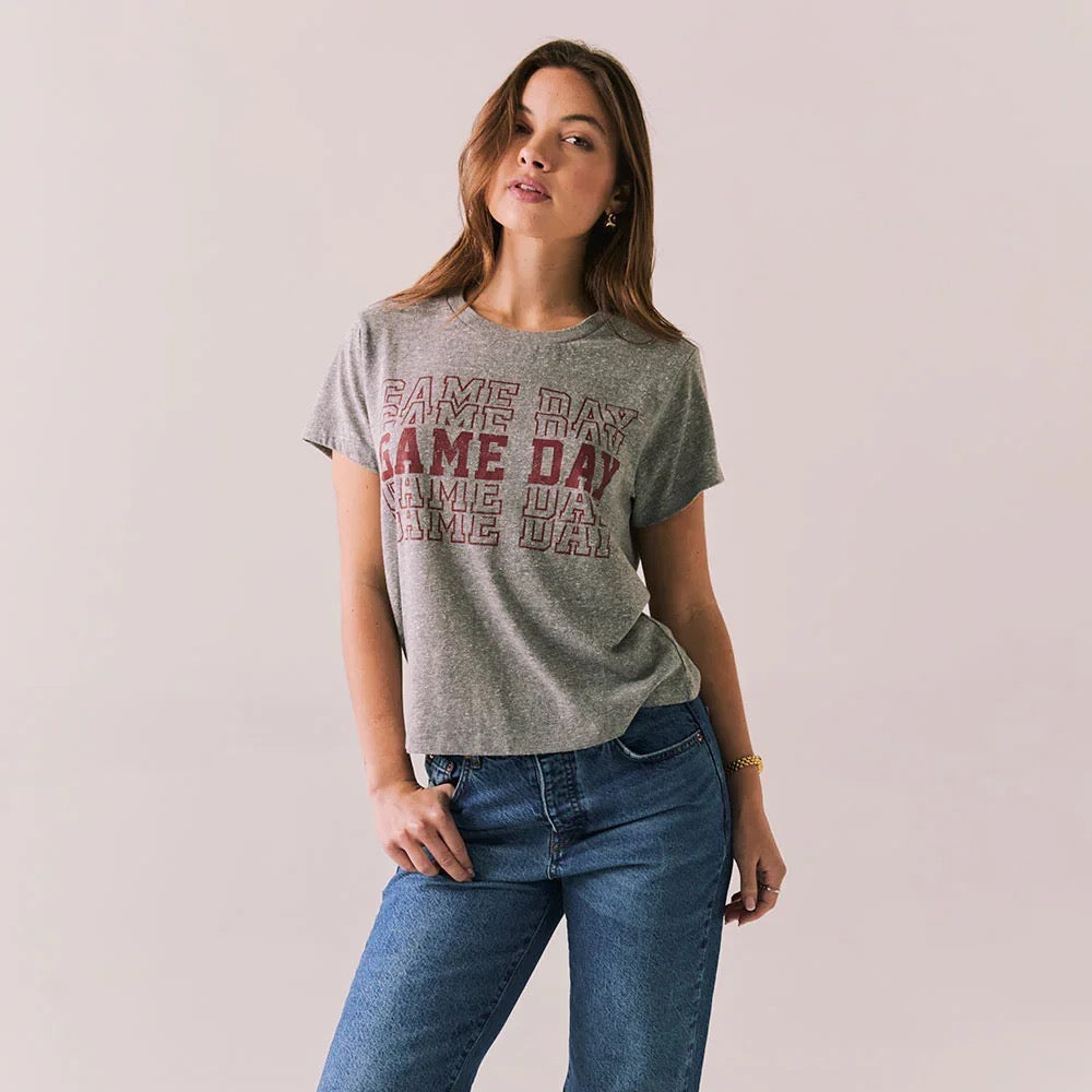 Game Days Graphic Tee - Grey