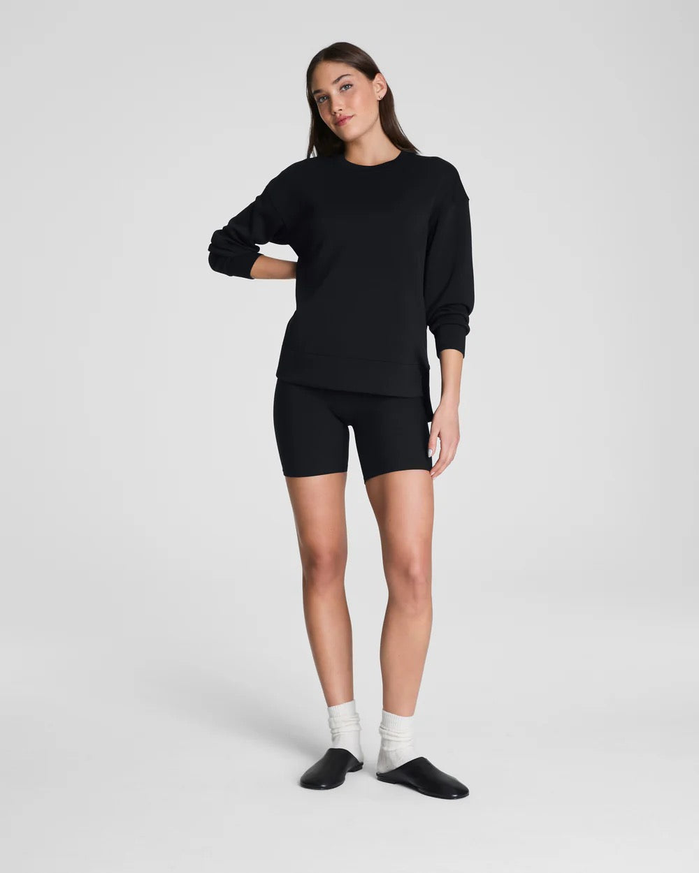 AirEssentials Crewneck Tunic - Black